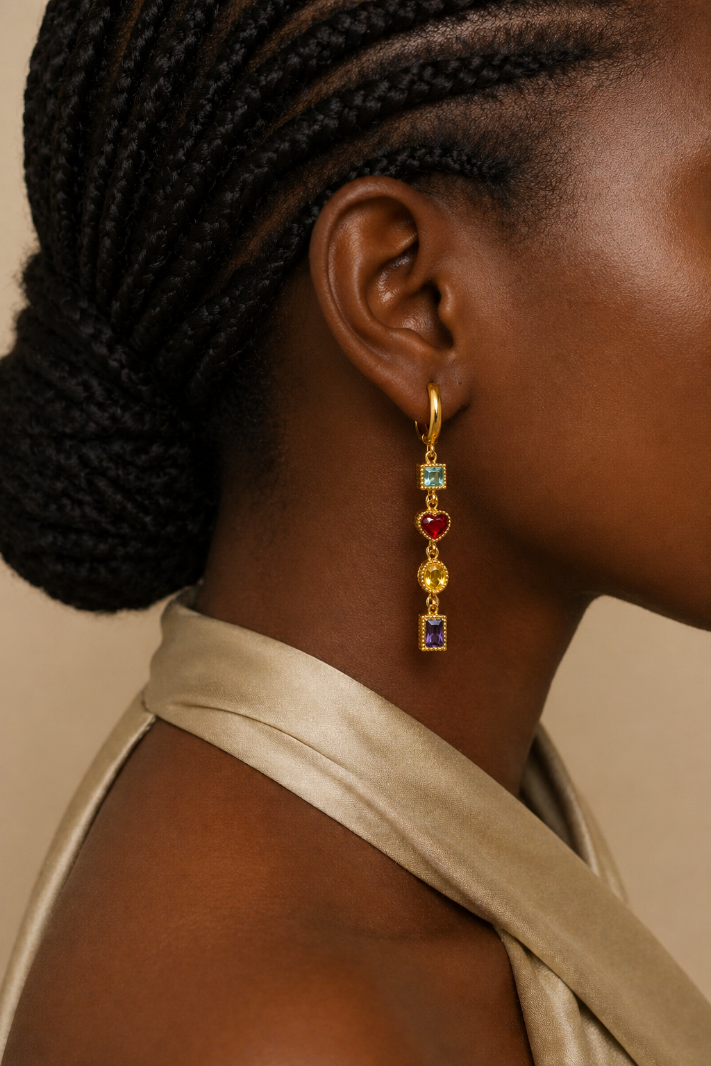 Boucles d'oreilles Boucles Éclat – Multicolore