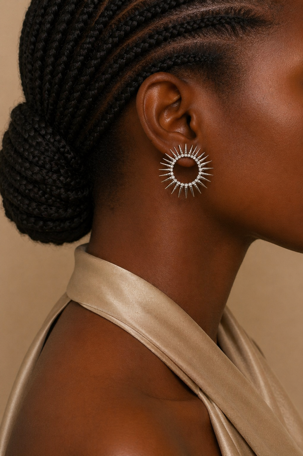 Boucles d’oreilles Soleil de Cristal