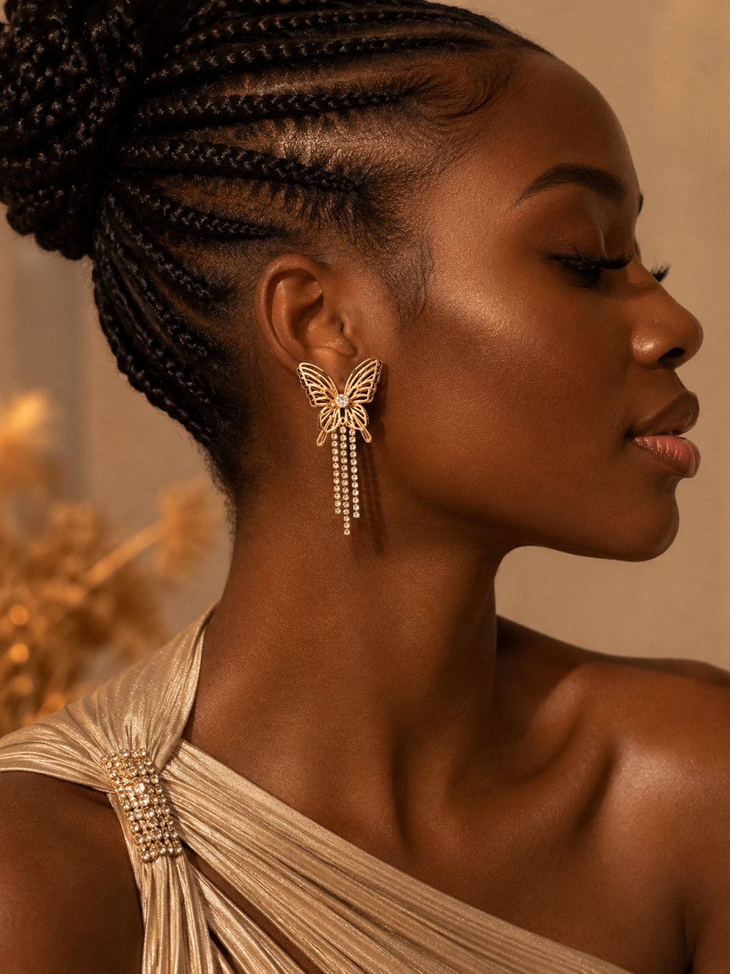 Boucles  d'oreilles Papillon Éclat
