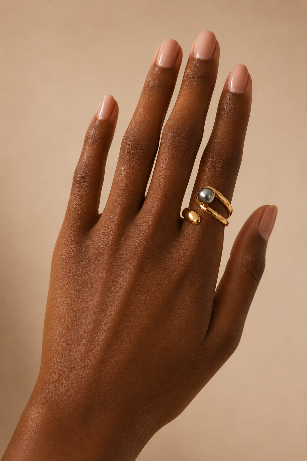 Bague Équilibre Doré