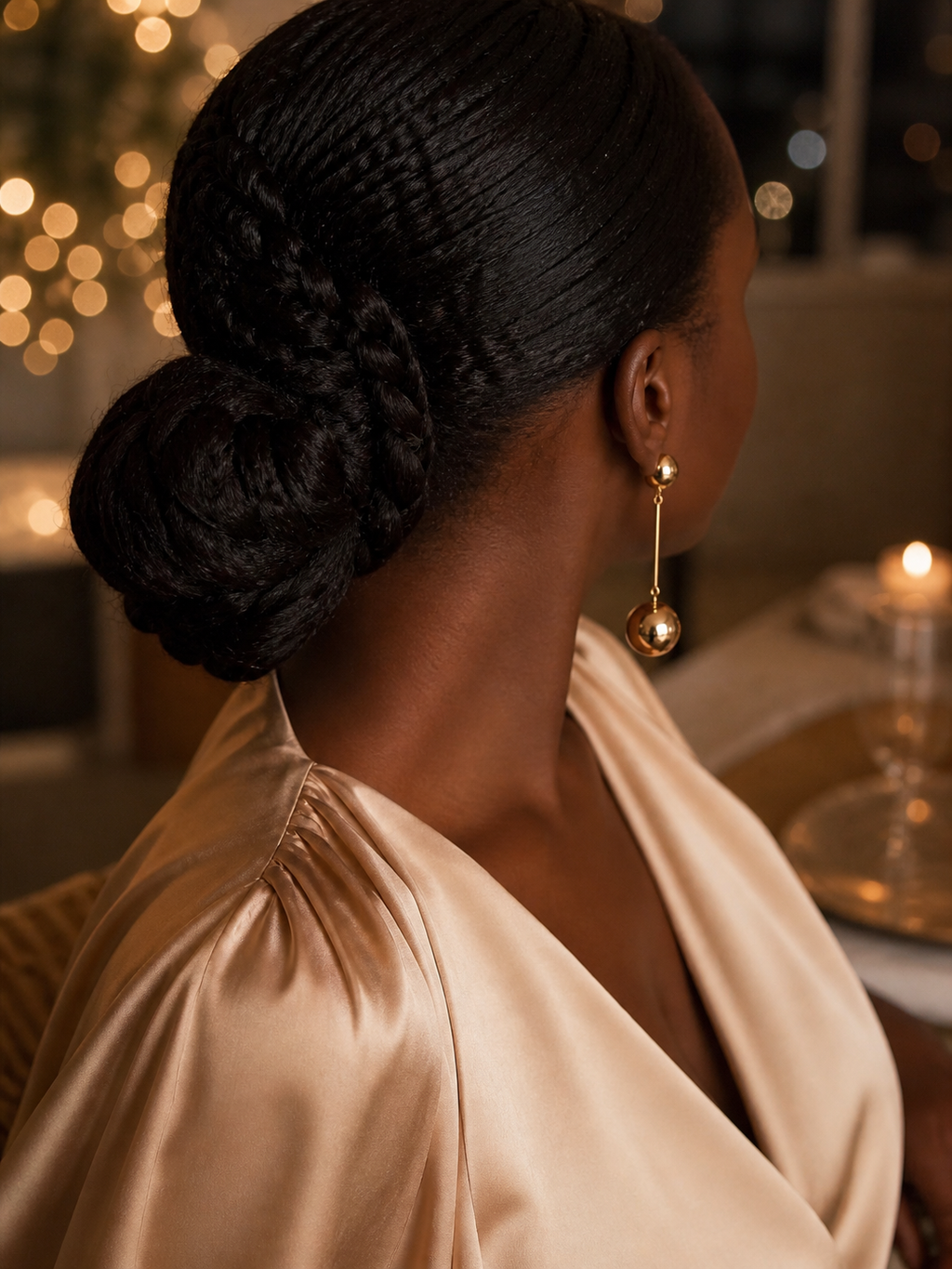 Boucles d'oreilles Éclat Sphère Élancée