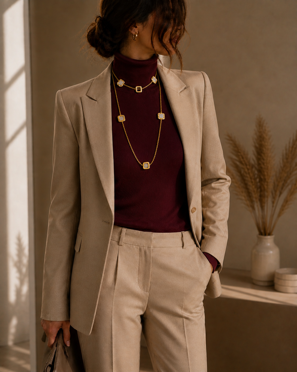 Collier Sautoir Cime Carrée