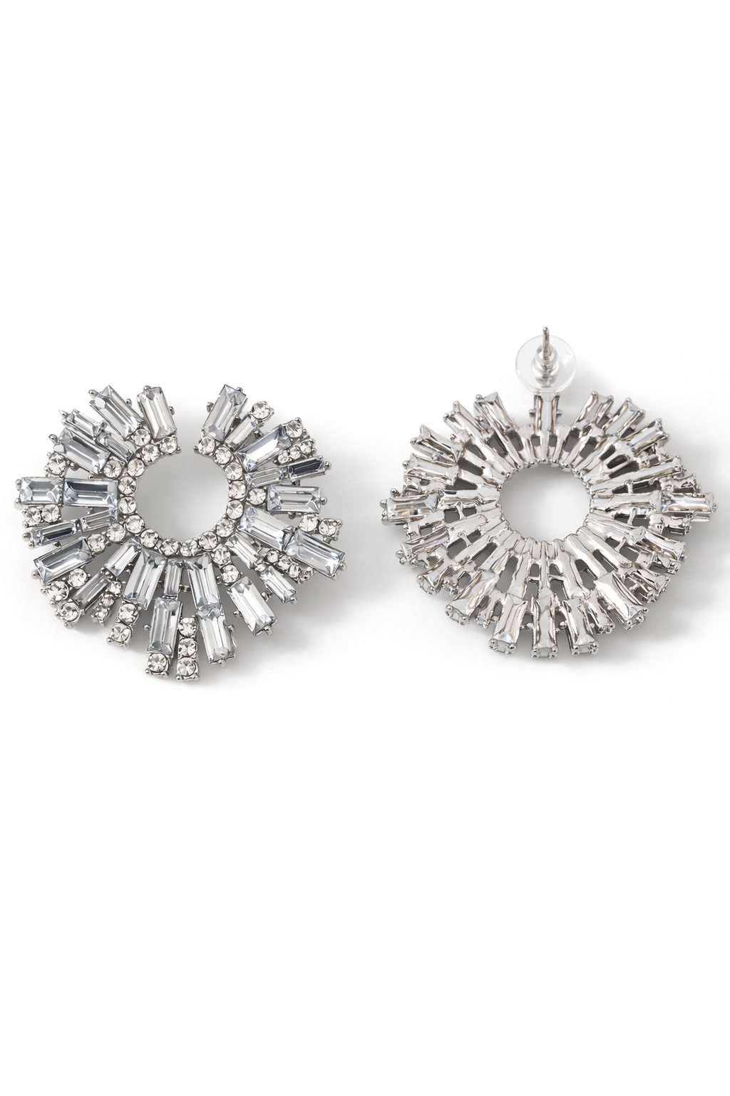 Boucles d’oreilles “Rayon d’Argent” – Éclat et célébration