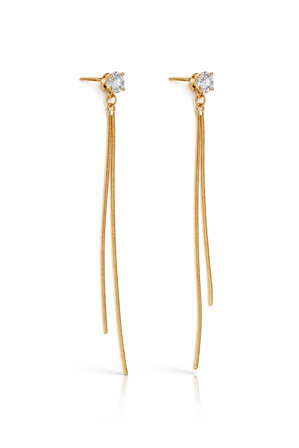 Boucles d'oreilles ligne fine