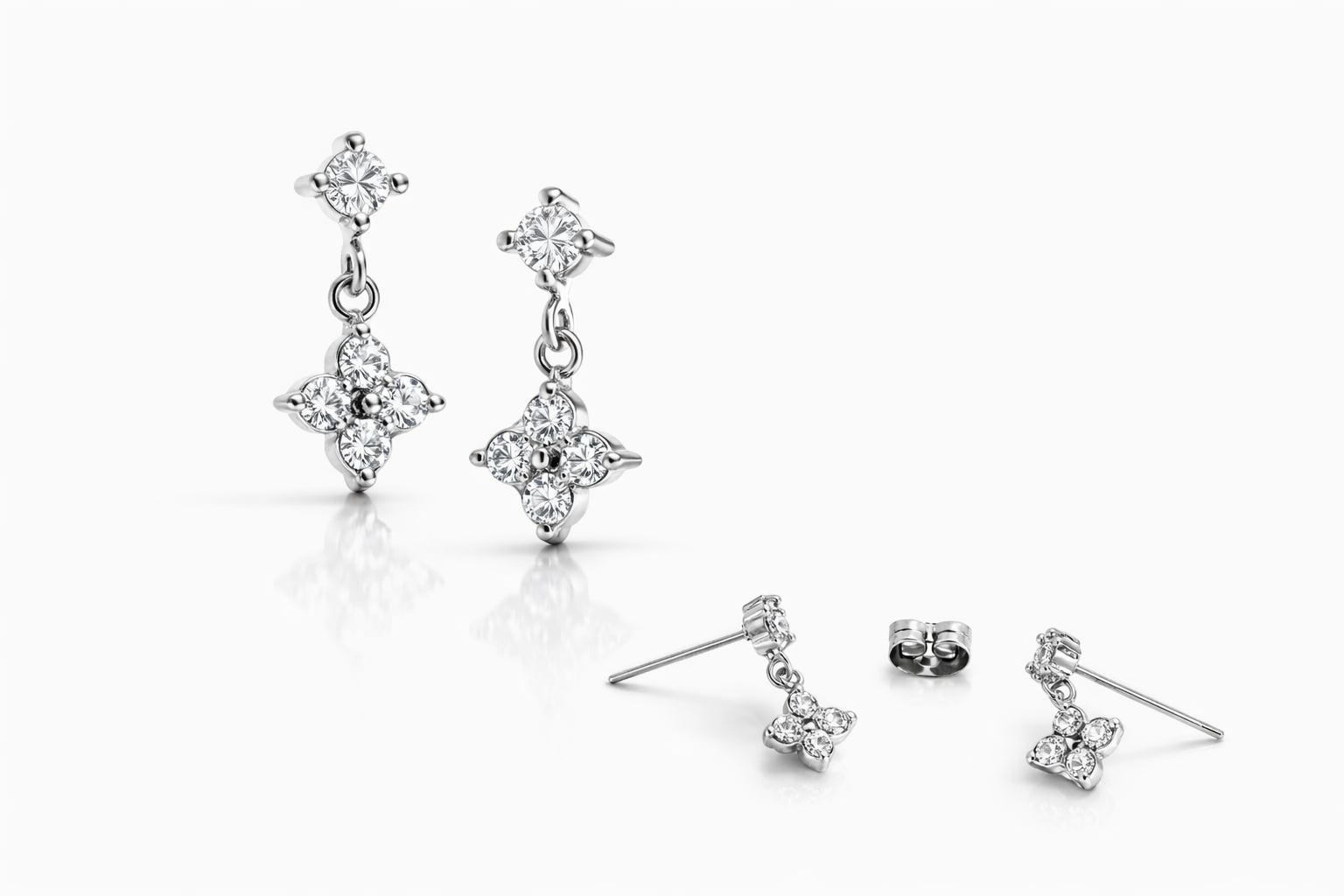 Boucles d'oreilles Lys