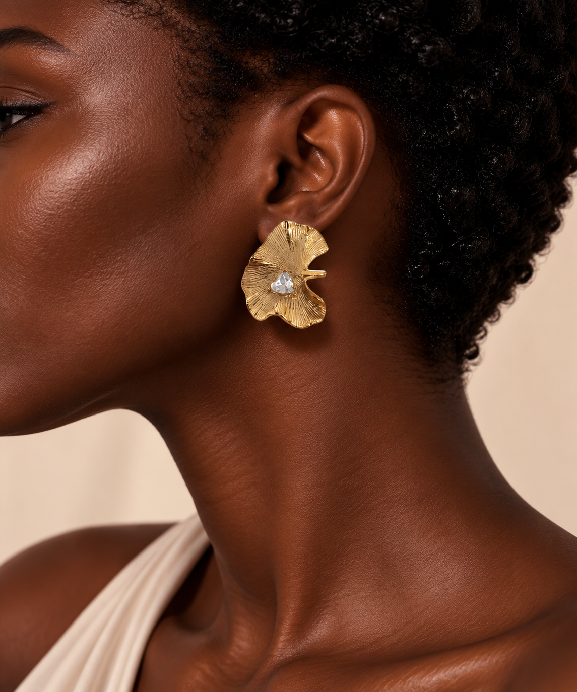 Cœur Ginkgo Zircon