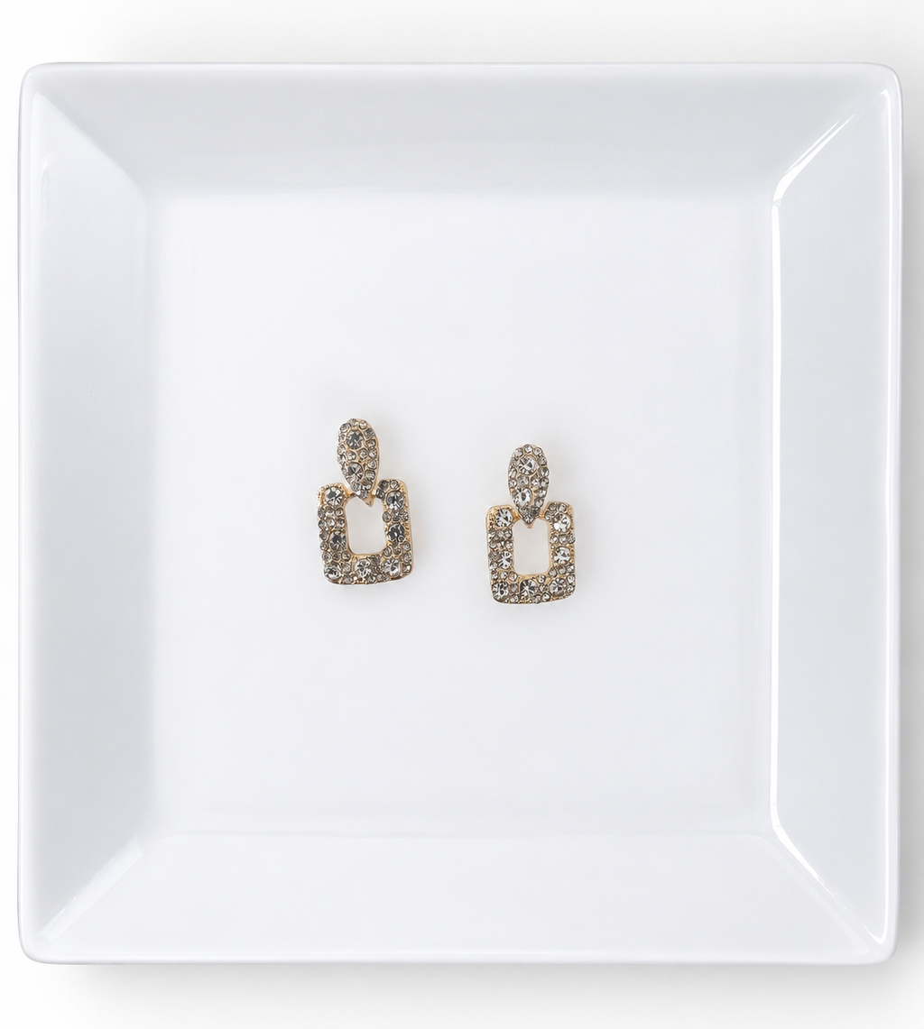 Boucles d'oreilles  Éclat Carré