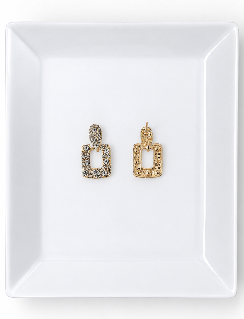 Boucles d'oreilles  Éclat Carré