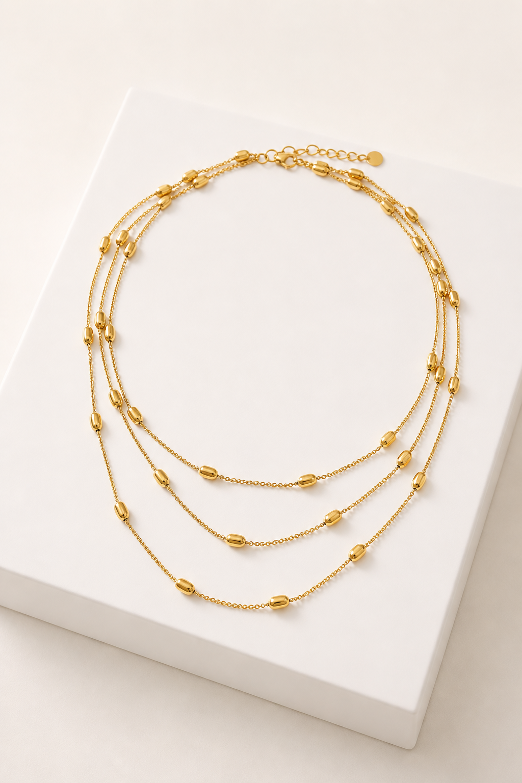 Collier Gouttes Dorées
