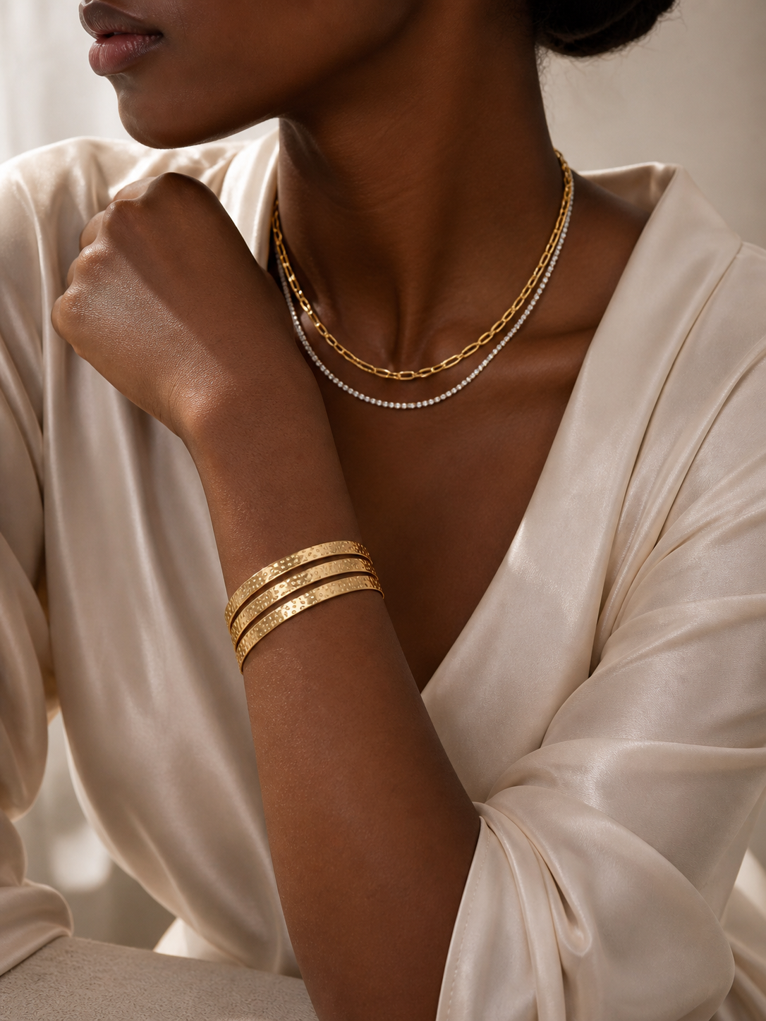 Bracelet Éclat Martelé
