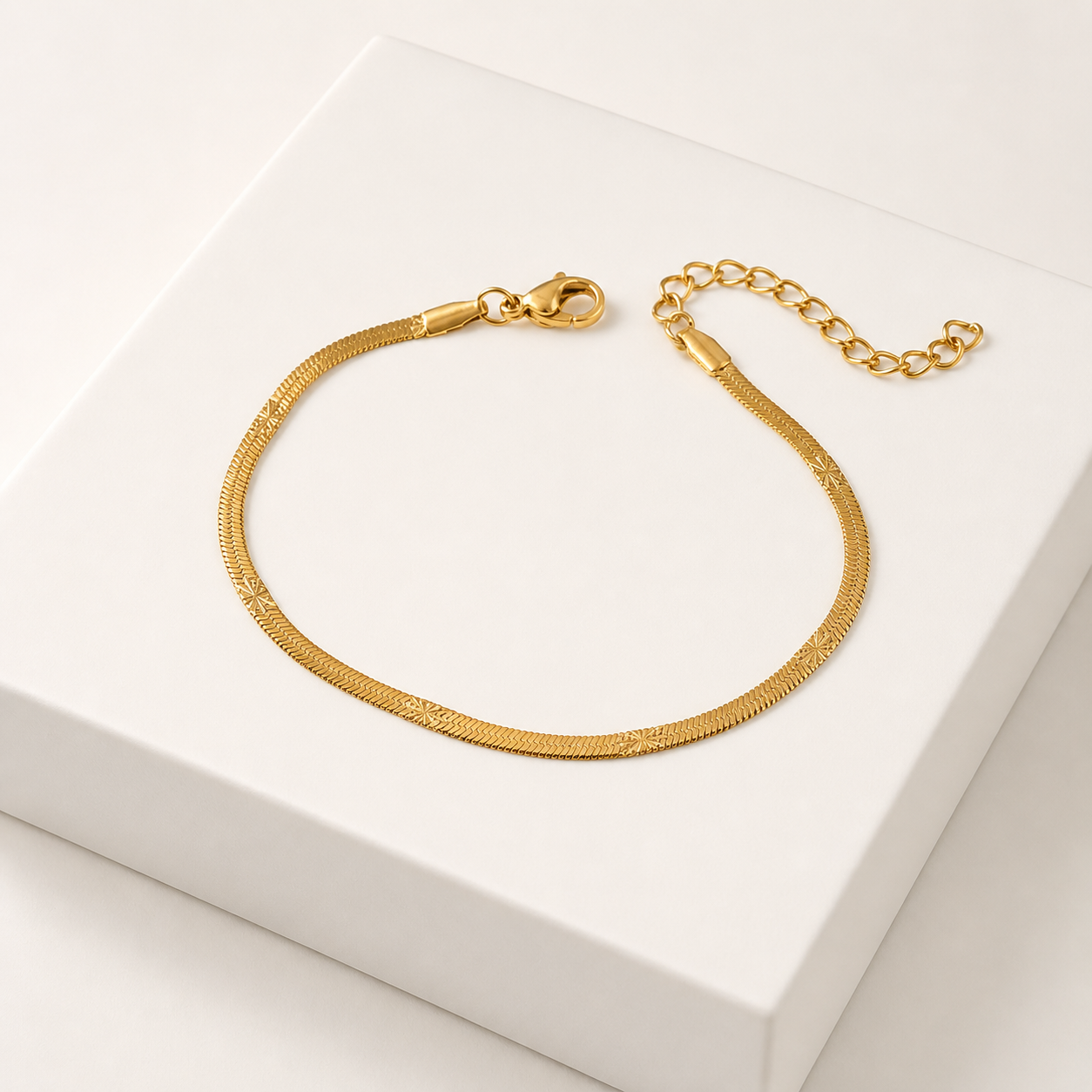 Bracelet Ruban Doré