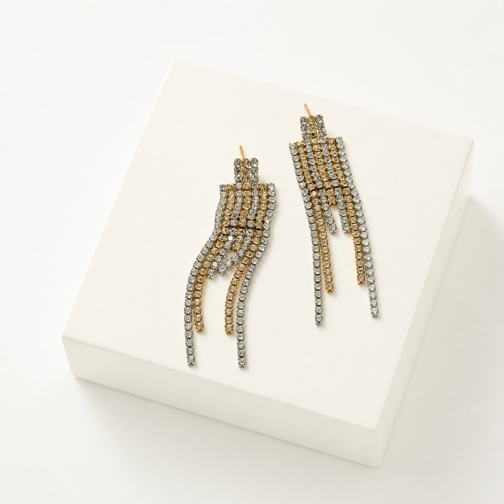 Boucles Franges Zircon