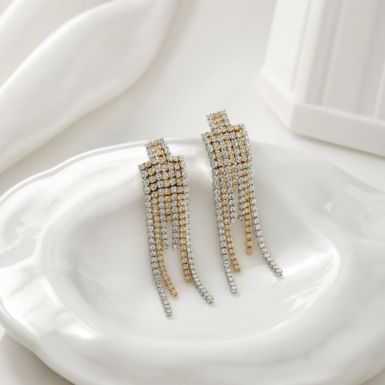 Boucles Franges Zircon