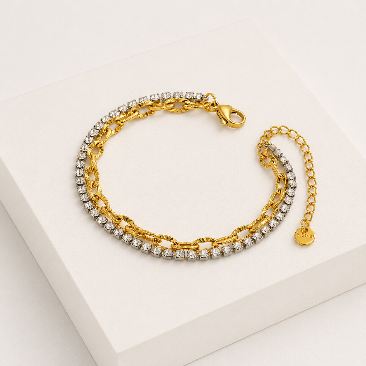 Bracelet Duo Zircon