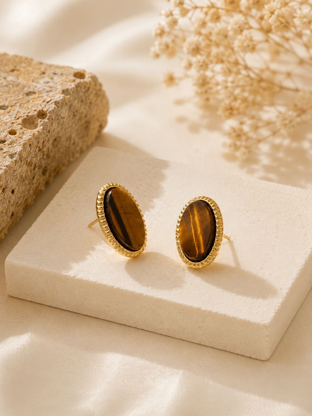 Boucles d'oreilles Ambre Royale