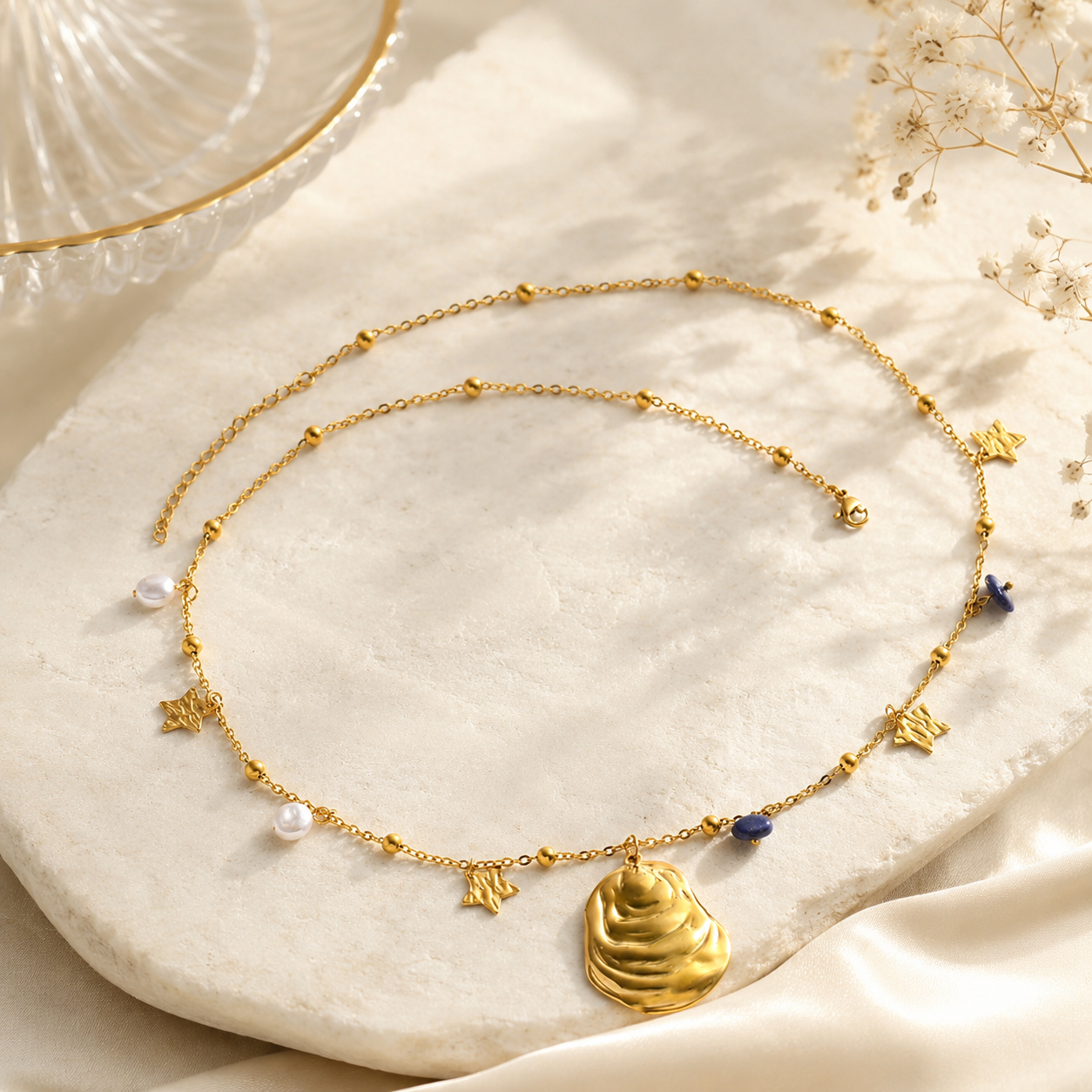 Collier Rivage Doré