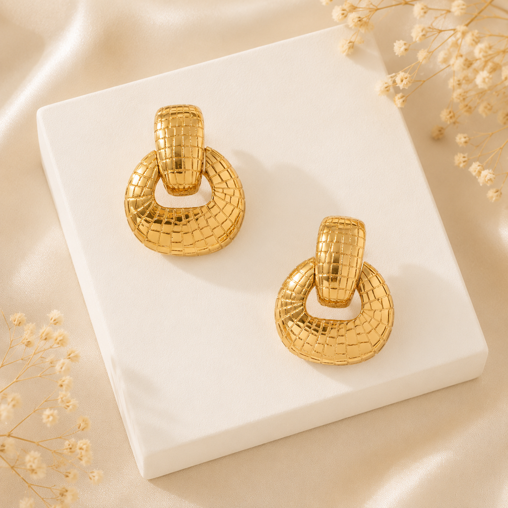 Boucles d'oreilles Impériale Dorée