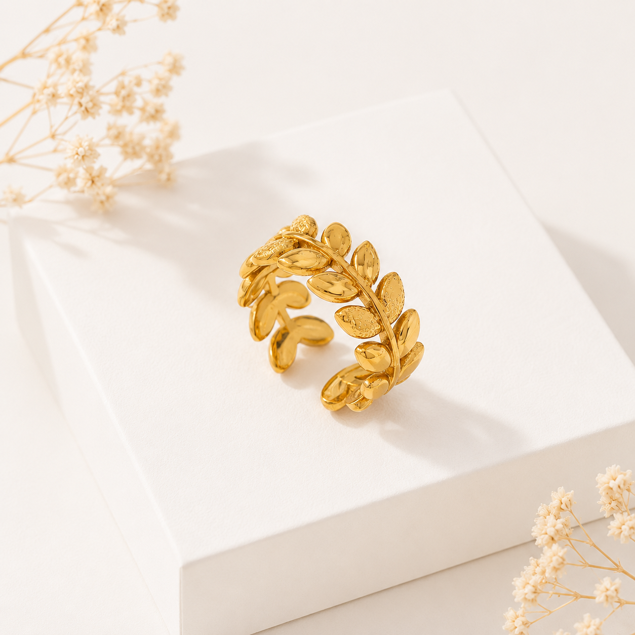 Bague Laurier Éternel