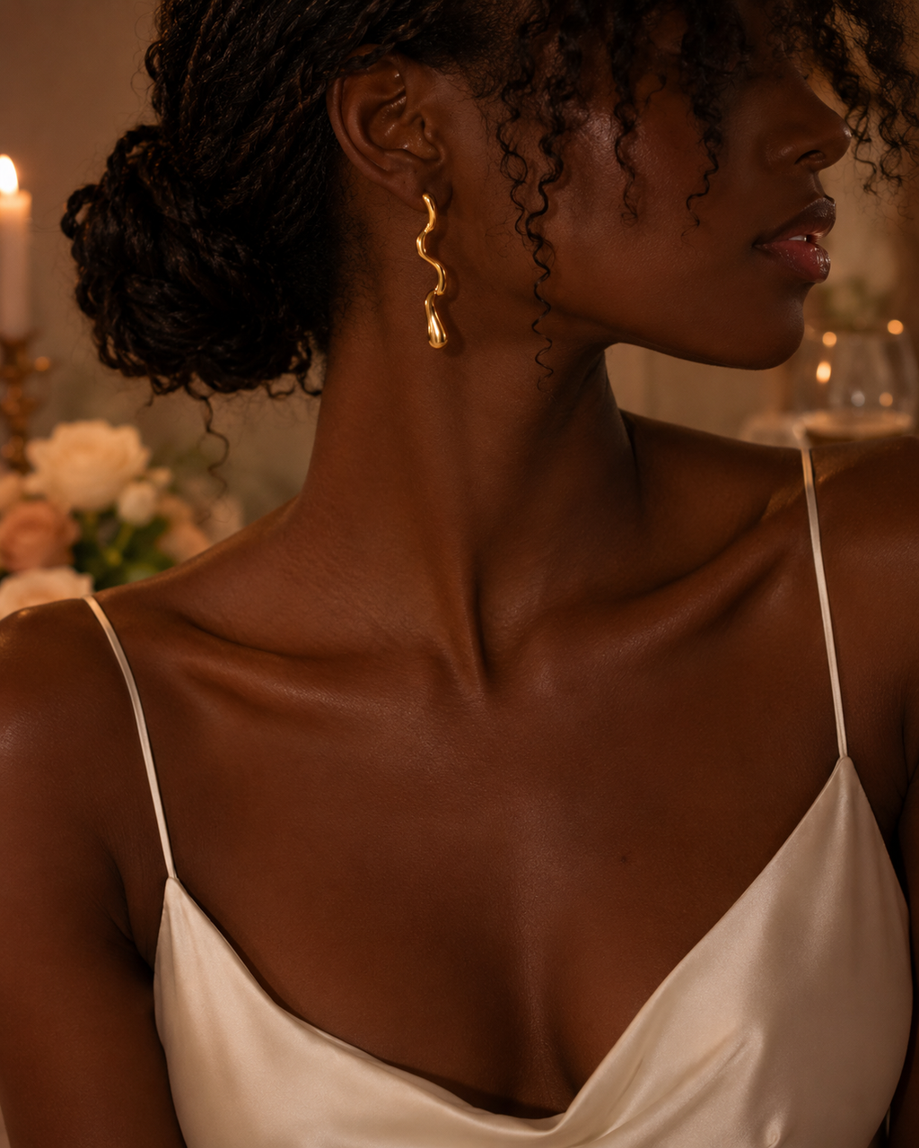 Boucles d'oreilles Éclat Ondoyant