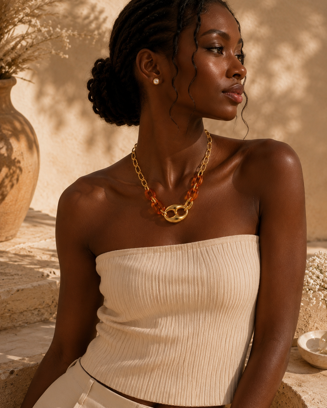 Collier Ambre Solaire