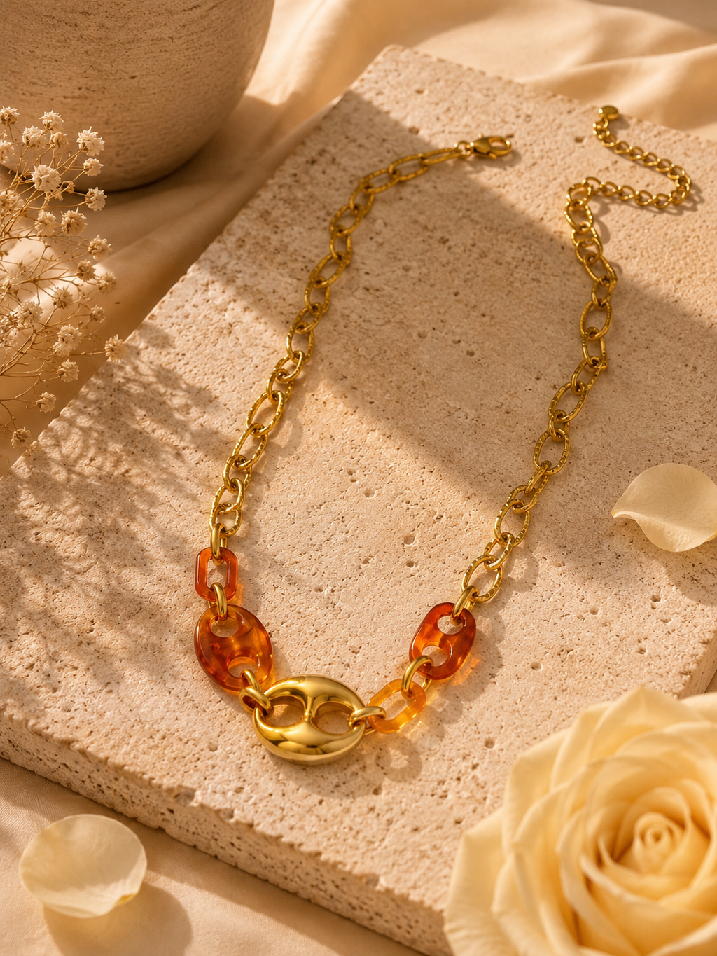 Collier Ambre Solaire