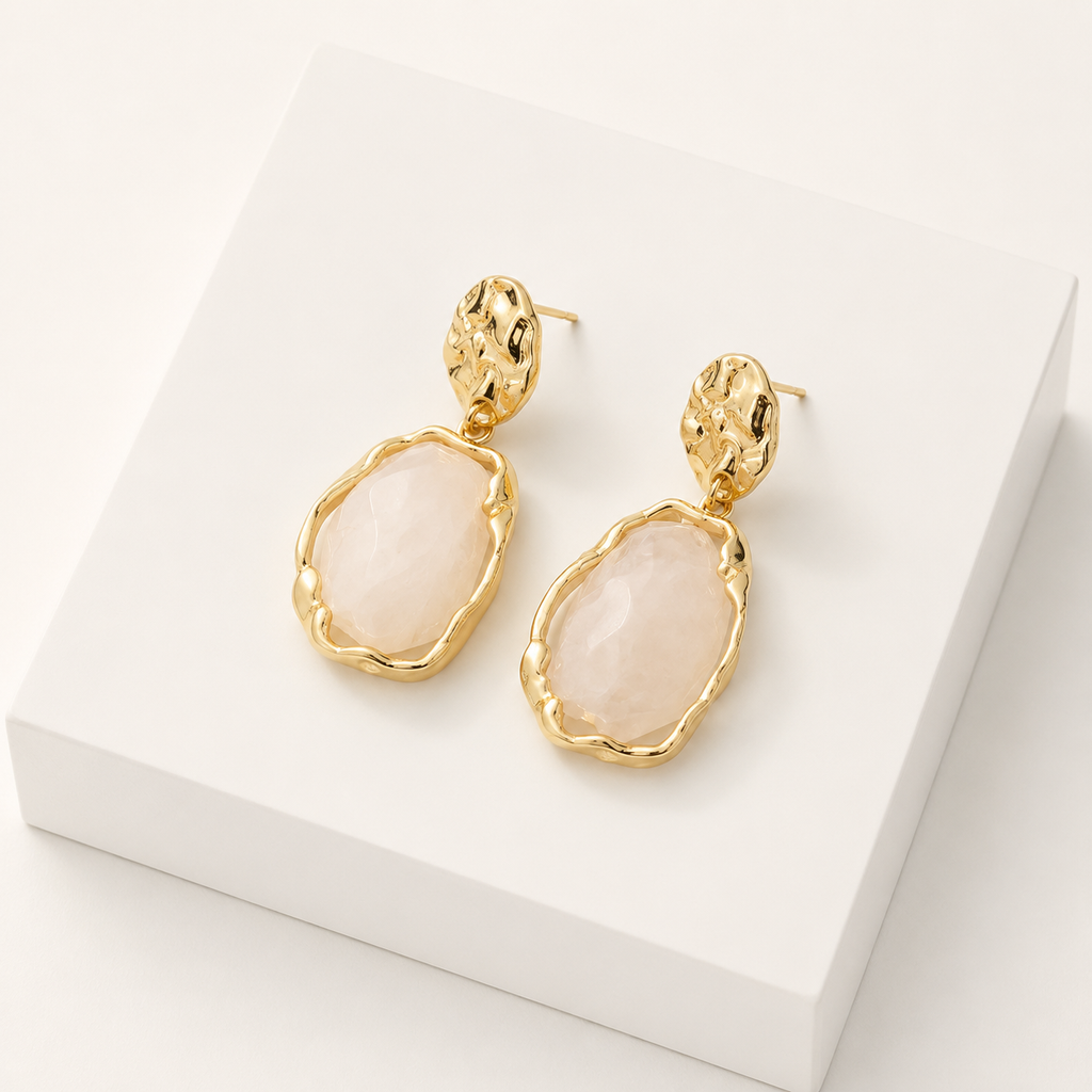 Boucles d'oreilles Opaline