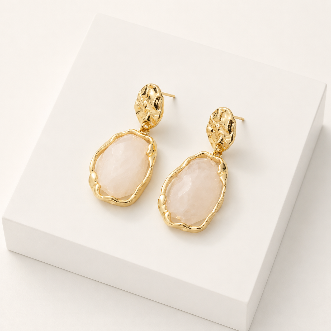 Boucles d'oreilles Opaline