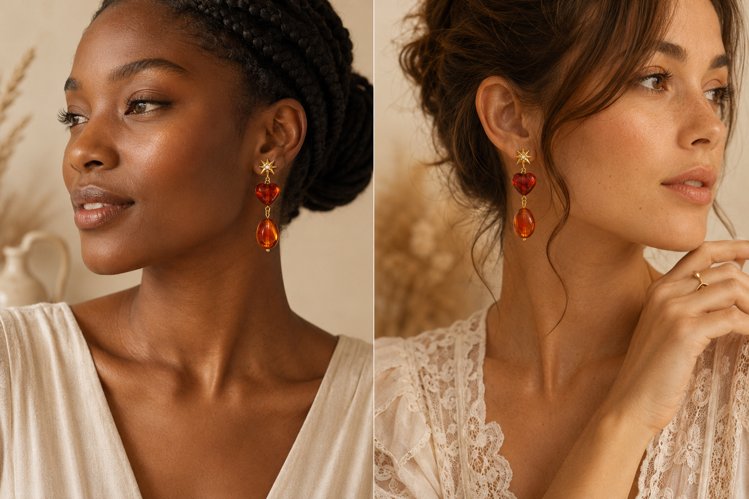 Boucles Cœur d'Ambre