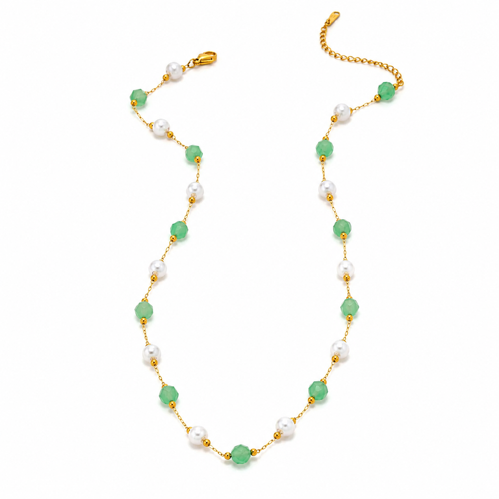 Collier Perle Verte