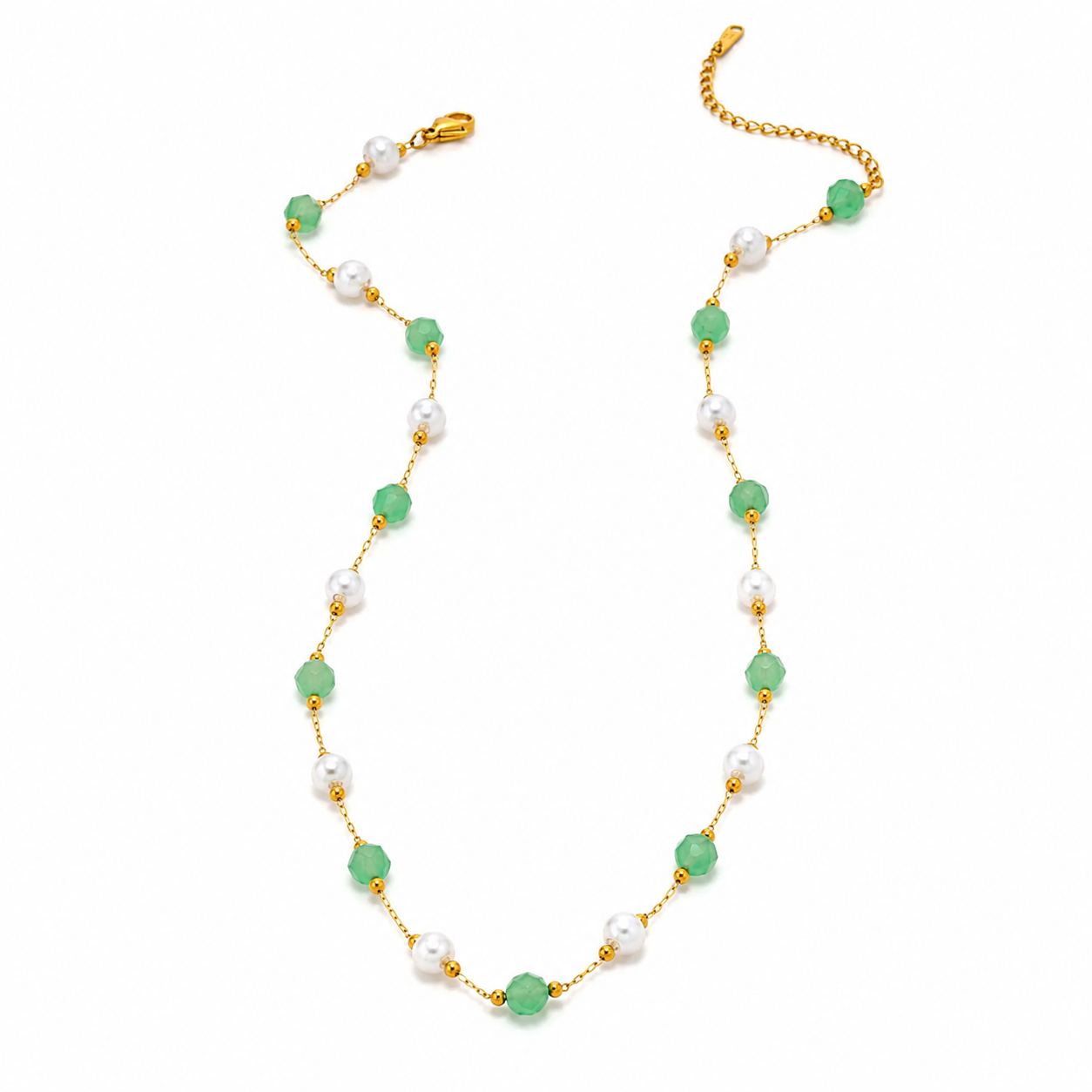 Collier Perle Verte