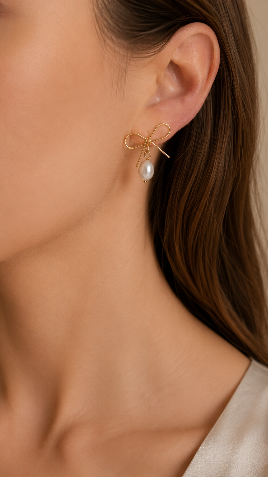 Collier & Boucles d’oreilles / acier inoxydable