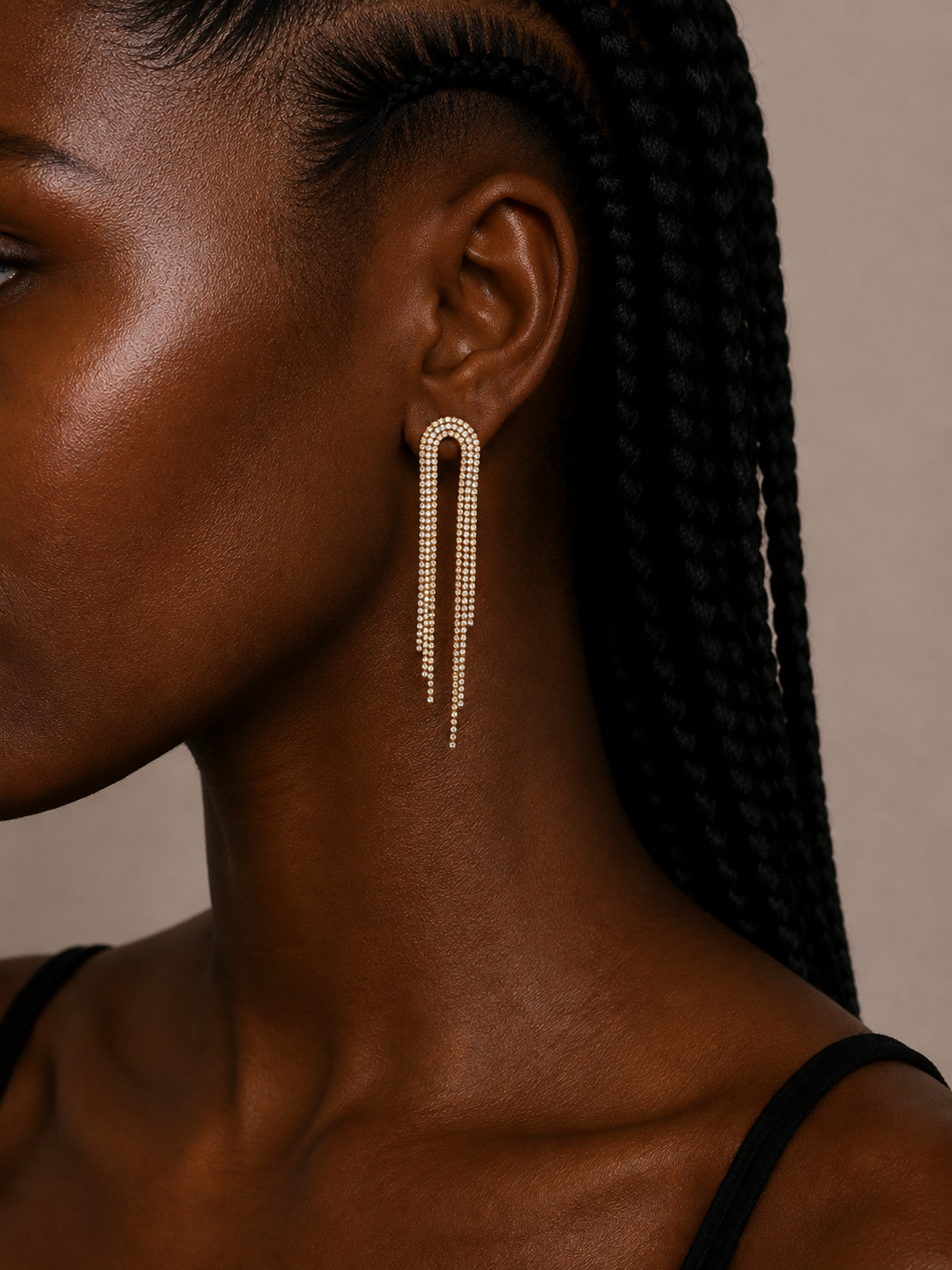 Boucles d'oreilles Cascade