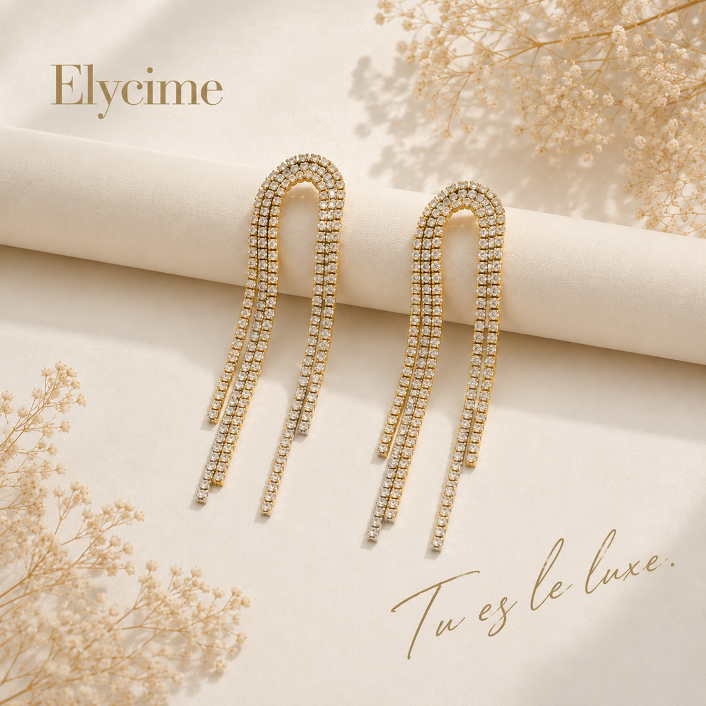 Boucles d'oreilles Cascade
