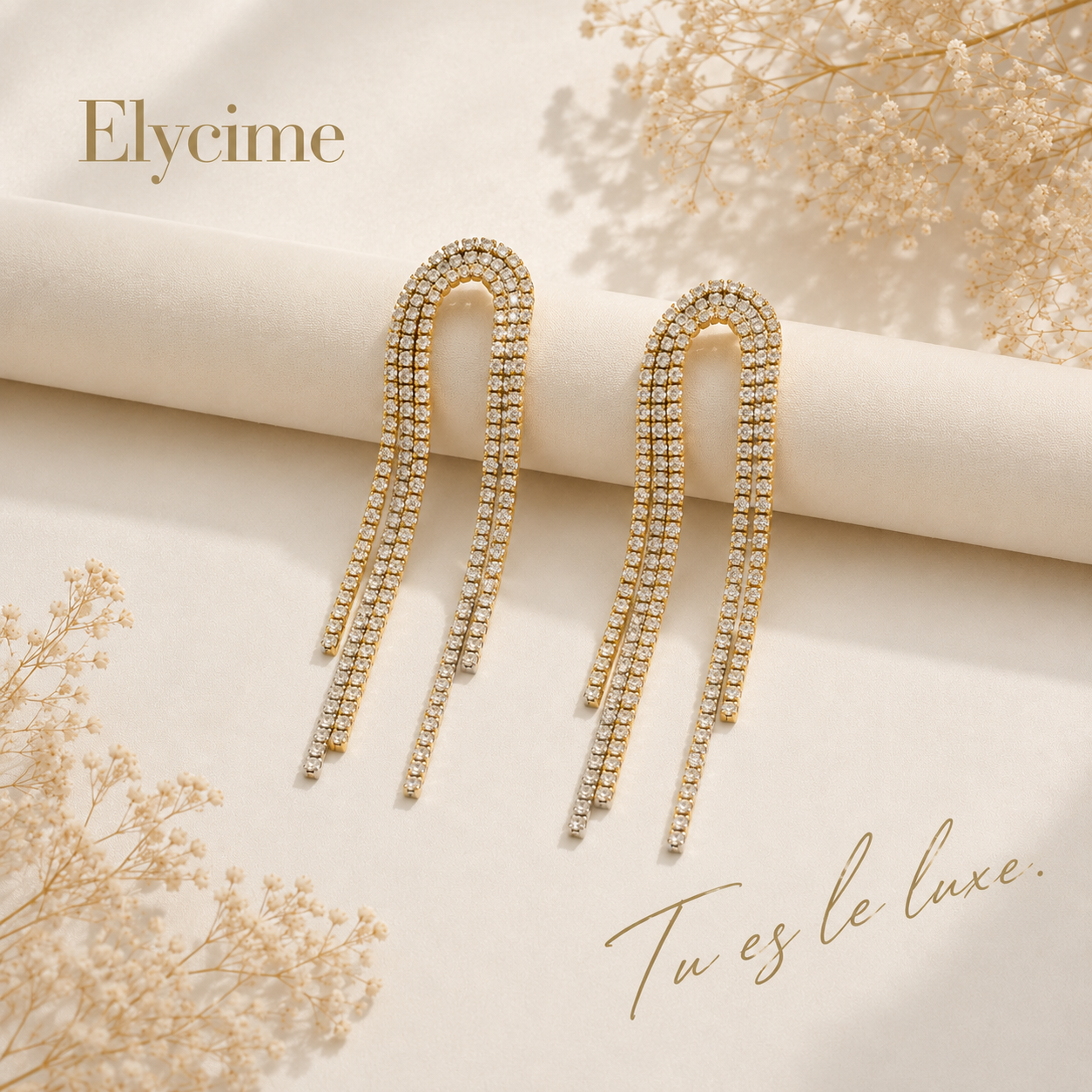 Boucles d'oreilles Cascade