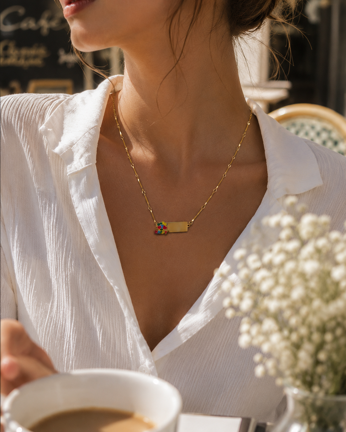 Collier Happy coloré