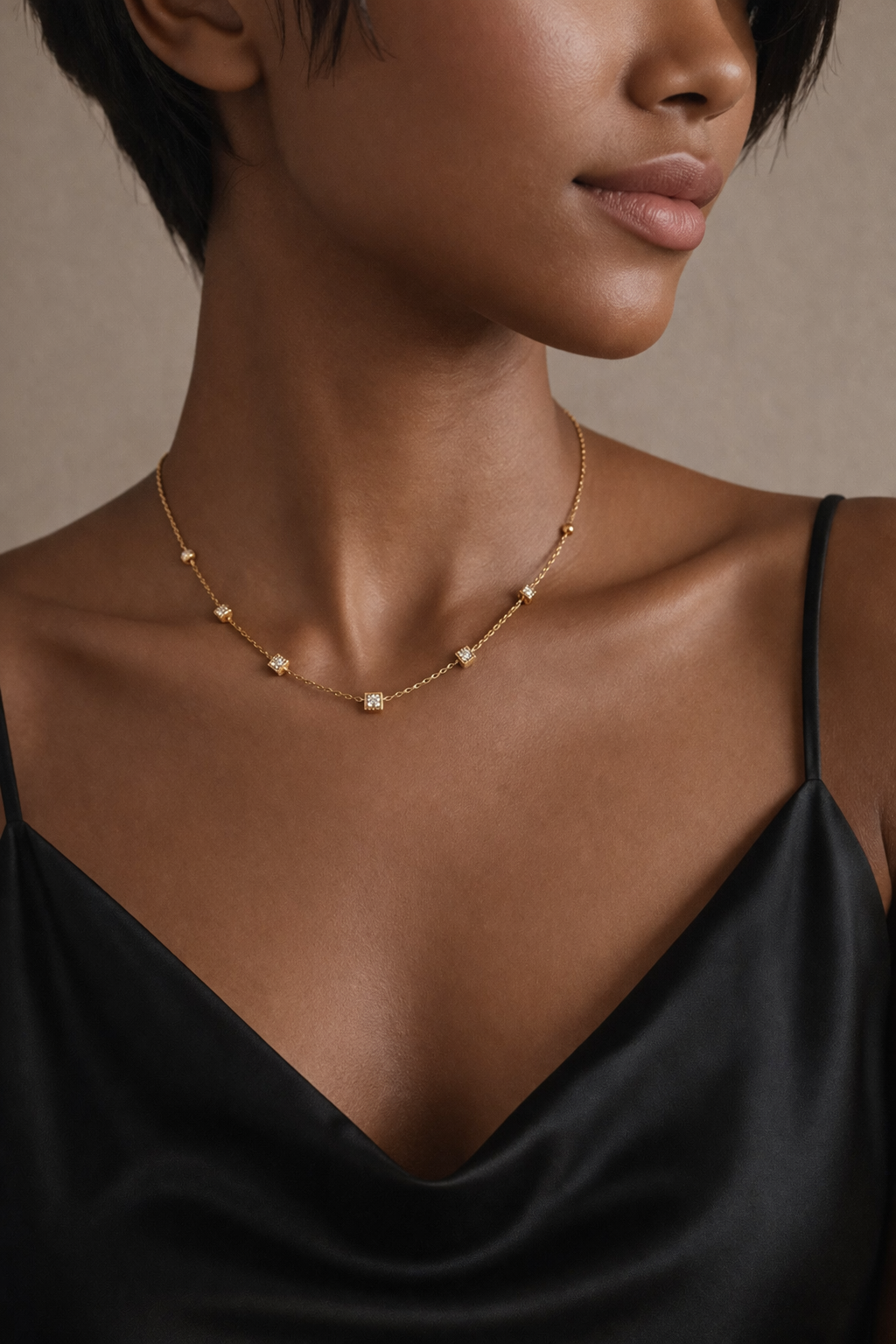 Collier Carré Lumière