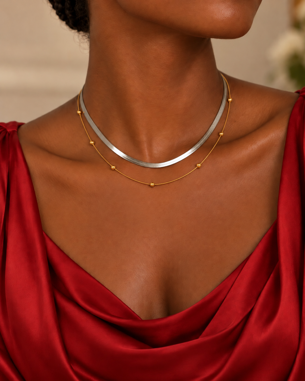 Duo / Stainless steel necklace