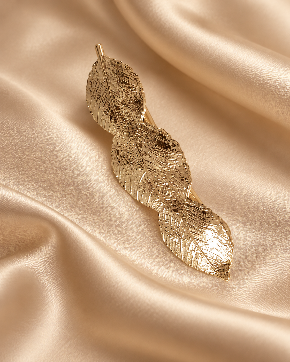 Pince à cheveux Feuillage d’Or