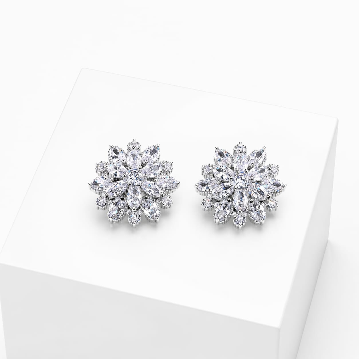 Boucles d’oreilles “Flocon d’Éclat”